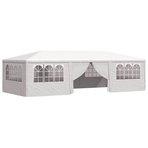 vidaXL Partytent met zijwanden professioneel 90 g/m&sup2; 4x9 m wit