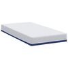 vidaXL Matras Wit en Blauw 90 x 200 cm Jacquard stof