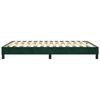vidaXL Boxspring bed 140x190 cm fluweel donkergroen