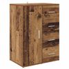 vidaXL Dressoirs Corona 2 pcs Oud Hout 59 x 39 x 80 cm Bewerkt hout