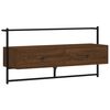 vidaXL Tv-meubel wandgemonteerd 100,5x30x51 cm hout bruin eikenkleur
