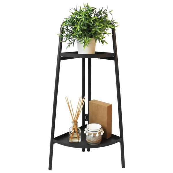 ProGarden Plantenrek 26x26x70 cm mat donkergrijs