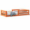 vidaXL Bedframe zonder matras massief grenenhout wasbruin 80x200 cm