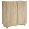 vidaXL Dressoir Sonoma Eiken 67 x 34,5 x 75 cm Bewerkt hout