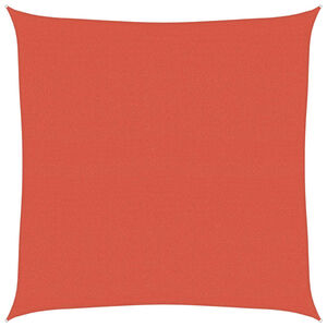 vidaXL Zonnezeil 160 g/m&sup2; 7x7 m HDPE terracottakleurig
