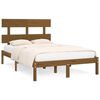 vidaXL Bedframe massief hout honingbruin 140x200 cm