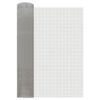 vidaXL Gaas Scherm 60 x 200 cm 6 Mesh RVS 201 Zilverkleurig