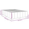 vidaXL Boxspring met matras stof lichtgrijs 140x200 cm