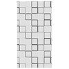vidaXL Doucherolgordijn 130x240 cm stofbreedte 126 cm