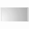 vidaXL LED Badkamer Spiegel Transparant 100 x 50 cm gehard glas