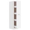 vidaXL Apothekerskast 30x42,5x150 cm bewerkt hout wit