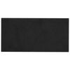 vidaXL Wandhoofdbord 12 pcs Zwart Fluweel