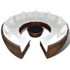 vidaXL 10-delige Loungeset met kussens poly rattan bruin
