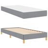 vidaXL Boxspringbed met matras Lichtgrijs 100 x 200 cm Stof