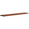 vidaXL Raamsokkel Bruin Hout 120 x 35 x 4,5 cm PVC