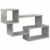 vidaXL Drijvende plank Muurmontage Betongrijs 87 x 20 x 55 cm