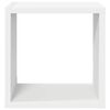 vidaXL Wandschappen kubus 2 st 26x15x26 cm wit en sonoma eikenkleurig