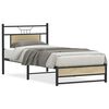 vidaXL Bedframe zonder matras hout sonoma eikenkleurig 80x200 cm