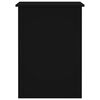 vidaXL Bureau 100x55x75 cm bewerkt hout zwart
