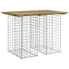 vidaXL Tuintafel schanskorfontwerp 100x70x72 cm ge&iuml;mpregneerd hout