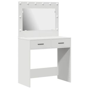 vidaXL Plafondtafel met lade Wit 78,5 x 41 x 135 cm Bewerkt hout