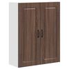 vidaXL Keukenkast Kalmar Bruin Eiken 80 x 31 x 100 cm Bewerkt hout