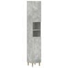 vidaXL Badkamerkast met Open Plank ARNHEM Betongrijs 30 x 31 x 190 cm