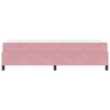 vidaXL Bedframe met matras Roze 80 x 200 cm Stof