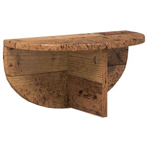 vidaXL Wandplank Wandgemonteerd Oudhout 38 x 19 x 19 cm Bewerkt hout