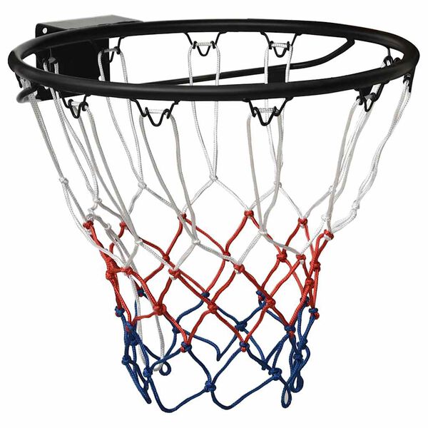 vidaXL Basketbalring 45 cm staal zwart