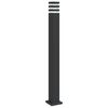 vidaXL Buitenvloerlamp 110 cm aluminium zwart