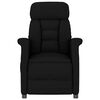 vidaXL Recliner Stoel Zwart Zwart 70.5 x 96.5 x 95 cm Kunstleer