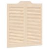 vidaXL Schuifdeuren 90 x 40 cm Massief grenenhout Naturel
