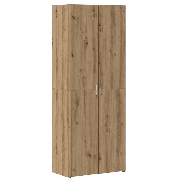 vidaXL Highboard artisanaal eikenkleurig 70 x 42,5 x 185 cm