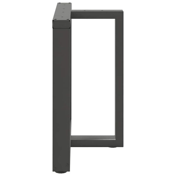vidaXL Eettafelpoten 2 st T-vormig 70x35x(72-73) cm staal antraciet