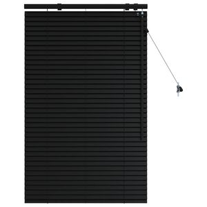 vidaXL Venetiaanse jaloezie Zwart 75 x 130 cm 35 mm