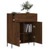 vidaXL Dressoir 69,5x34x90 cm bewerkt hout bruin eikenkleur