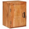vidaXL Nachtkastje Bruin 35 x 33 x 48 cm Massief Hout Acacia