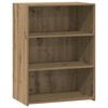 vidaXL Dressoir Artisanaal eiken 70 x 41 x 93 cm Bewerkt hout