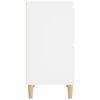 vidaXL Dressoirs 2 st 60x35x70 cm bewerkt hout wit