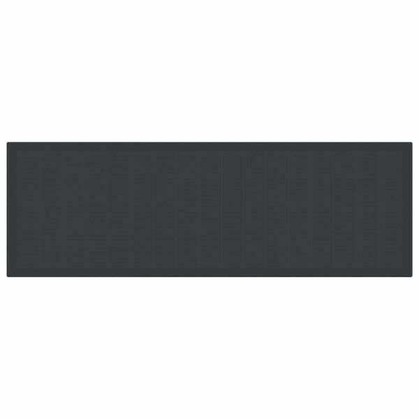 vidaXL Tuin Eetset met kussen 13 pcs Antraciet Polyrattan