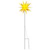 vidaXL Kerstlamp met grondpin en LED inklapbaar 57 cm geel