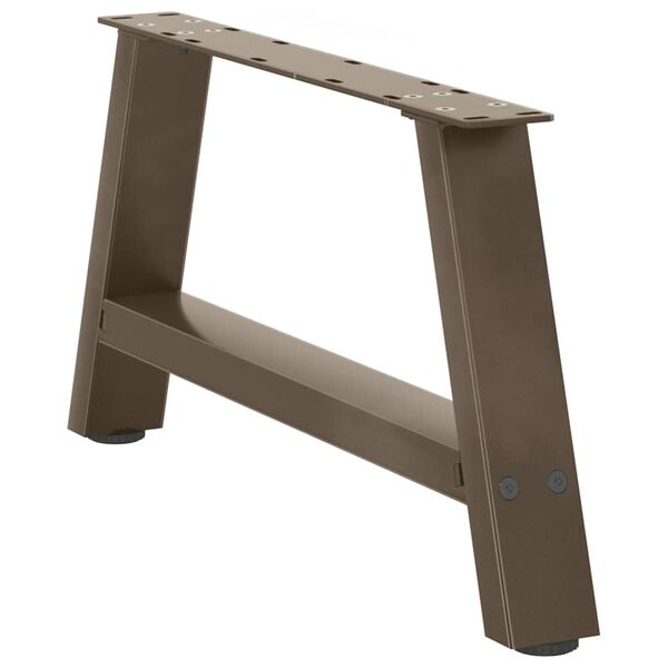 vidaXL Salontafelpoten 2 st A-vormig 70x(30-31) cm staal