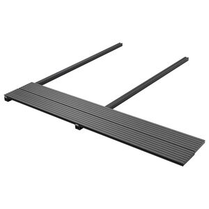 vidaXL Terrasplank 4 st Grijs WPC