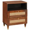vidaXL Nachtkastjes met lade 50 x 33 x 62 cm Massief Mango Hout