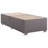 vidaXL Boxspring met matras kunstleer grijs 80x200 cm