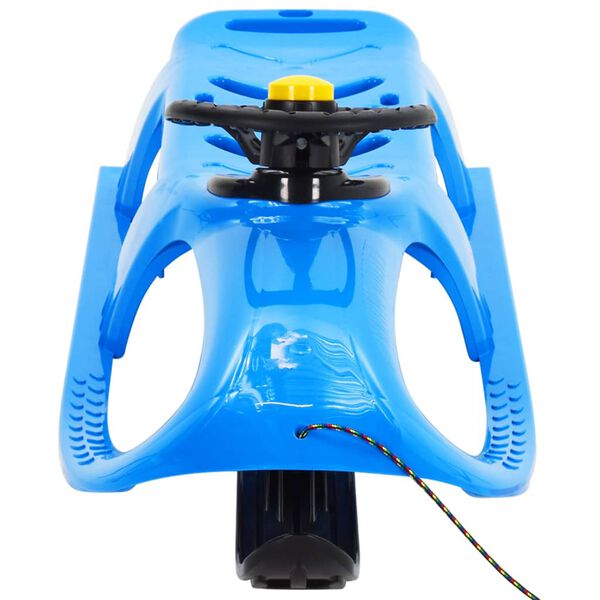 vidaXL Slee met stuur 102,5x40x23 cm polypropeen blauw