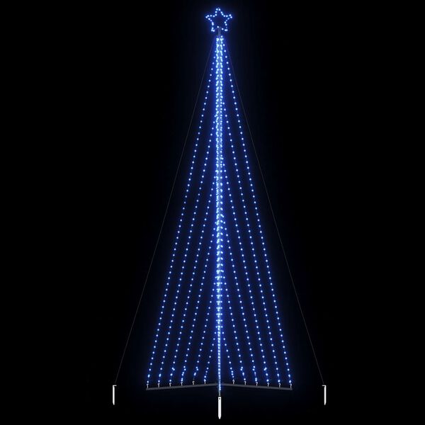 vidaXL LED-kerstboom 789 LEDs 476 cm blauw