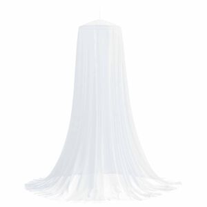 vidaXL Klamboe voor bed 3 pcs 156 mesh Wit ⌀56 x 220 cm Polyester