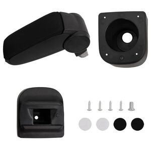 vidaXL Autoarmsteun voor VW POLO 6R/6C (2009-2017) 12x34x(35-47) cm ABS zwart